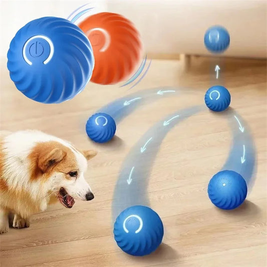 Electronic Interactive Dog Toy Ball – USB Rechargeable Automatic Moving & Bouncing Ball for Puppies and Cats, Fun Pet Toy, Perfect Birthday Gift