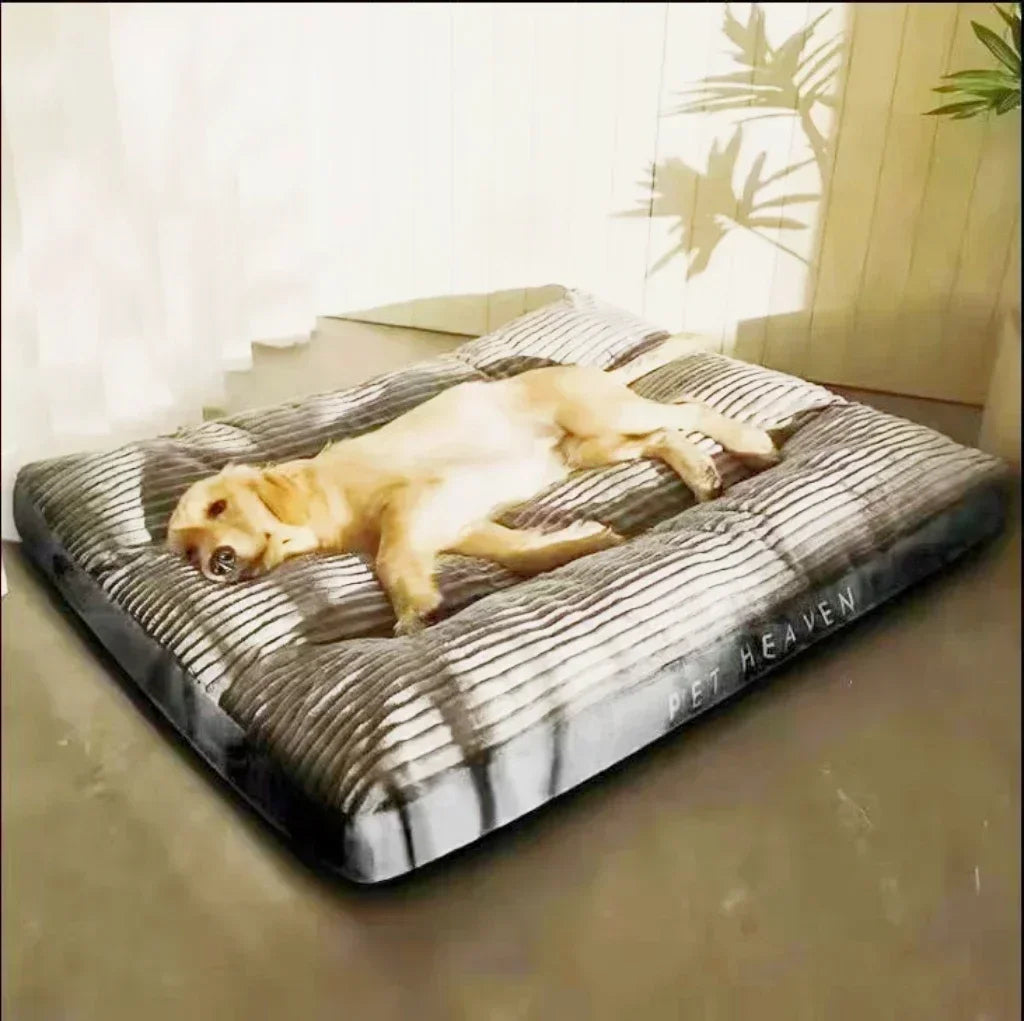Oversized Corduroy Dog Bed – Thick, Comfortable Sleeping Mat for Medium & Large Dogs, Removable & Washable Pet Sofa