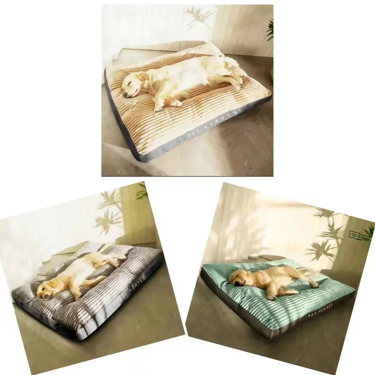Oversized Corduroy Dog Bed – Thick, Comfortable Sleeping Mat for Medium & Large Dogs, Removable & Washable Pet Sofa