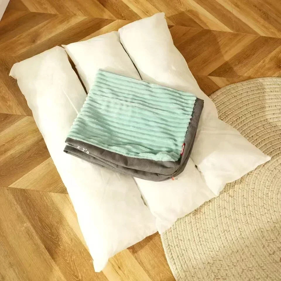 Oversized Corduroy Dog Bed – Thick, Comfortable Sleeping Mat for Medium & Large Dogs, Removable & Washable Pet Sofa