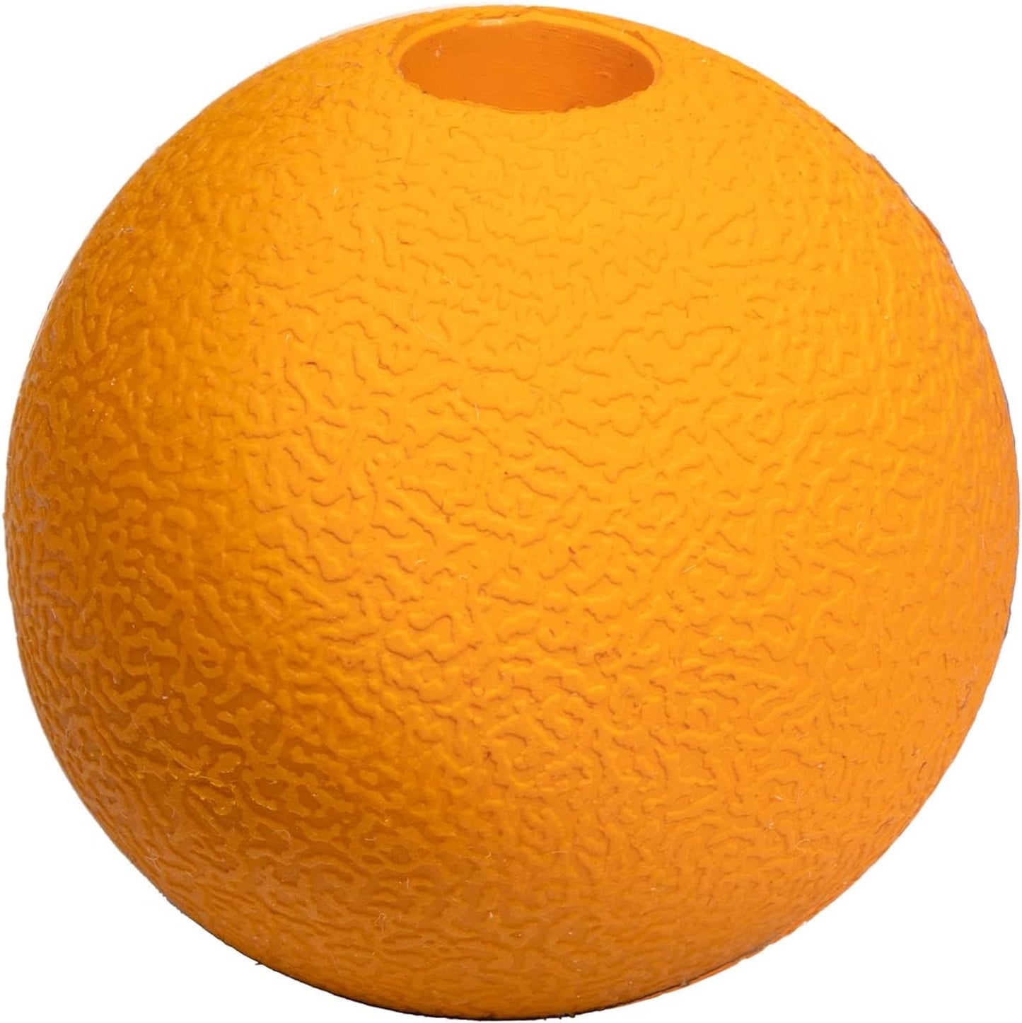 Set of 3 Rubber Dog Balls for Fetch, 6.35 cm, in Blue and Orange