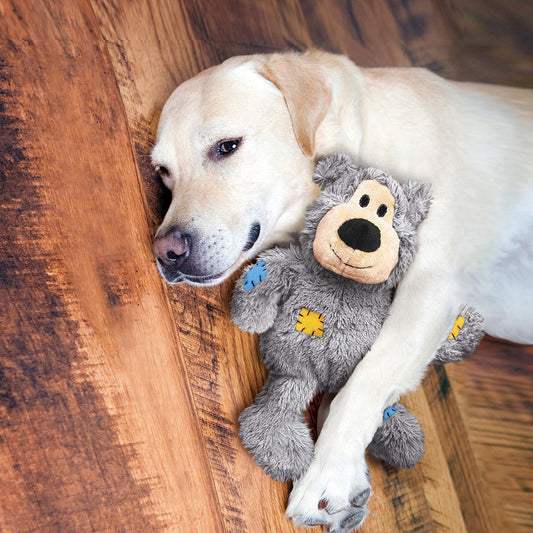 Bear Plush Dog Toy – Small/Medium