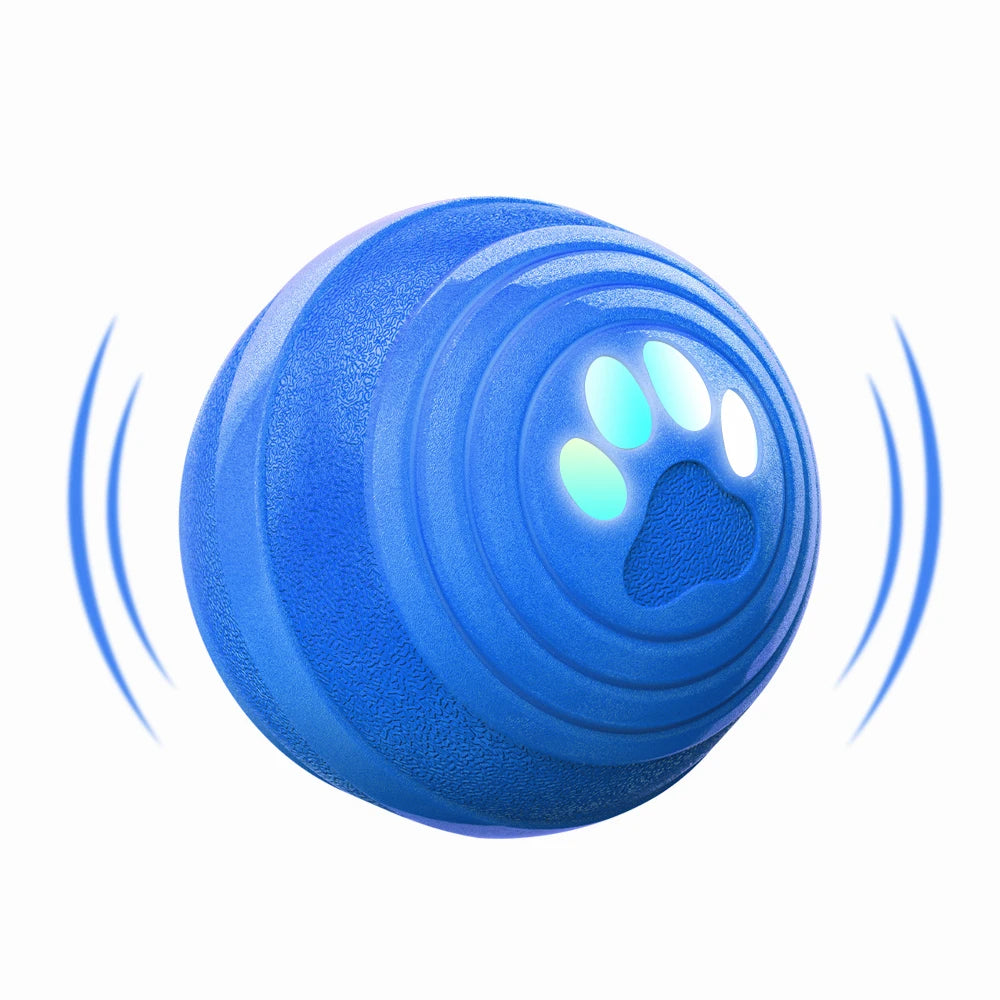 Interactive Light-Up Dog Ball – Automatic Rolling & Bouncing Toy for Puppies, Small, Medium & Large Dogs