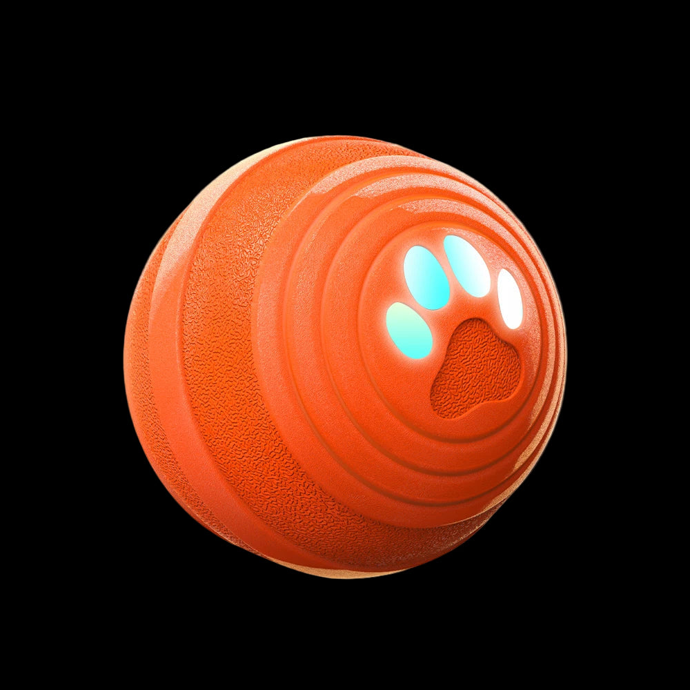 Interactive Light-Up Dog Ball – Automatic Rolling & Bouncing Toy for Puppies, Small, Medium & Large Dogs